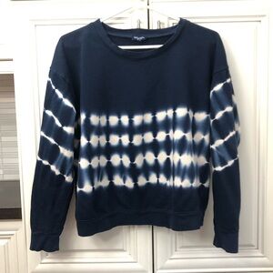 Splendid women’s navy tie dye sweatshirt